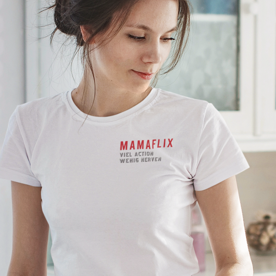 MAMAFLIX - T-Shirt weiß